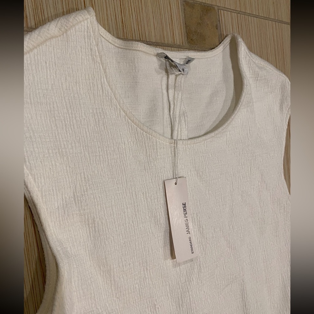🆕 James Perse Long Dress White - Picture 3 of 6